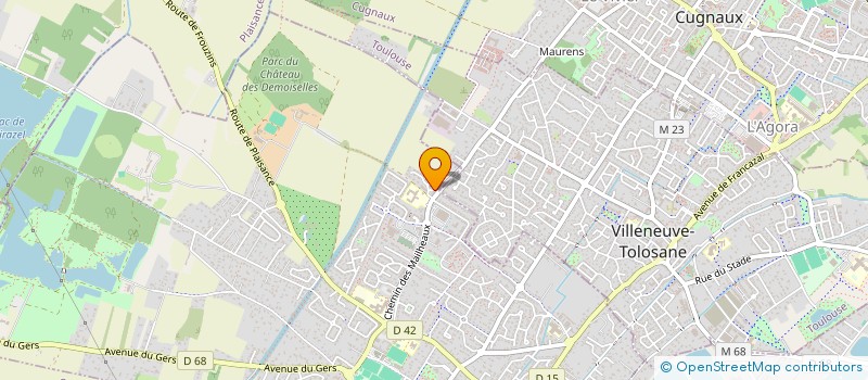 localisation de l'entreprise SCI SANTE FROUZINS  FROUZINS