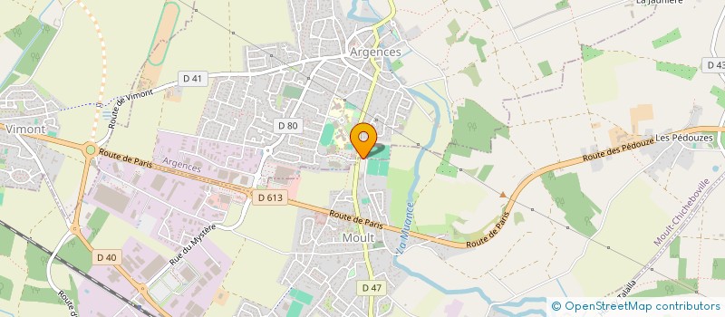 localisation de l'entreprise SCI SANTE MOULT  MOULT-CHICHEBOVILLE