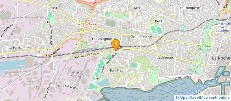 localisation de l'entreprise SCI SANTE PORT NEUF  LA ROCHELLE