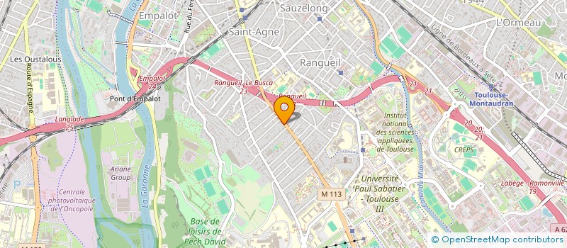 localisation de l'entreprise SCI SANTE RANGUEIL à TOULOUSE
