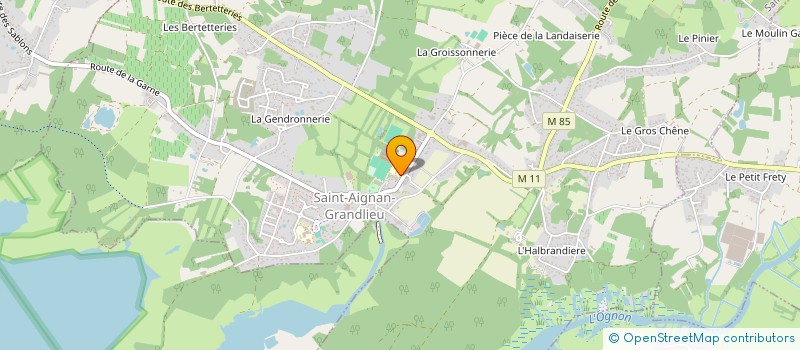 localisation de l'entreprise SCI SANTE SAINT AIGNAN  SAINT-AIGNAN-GRANDLIEU