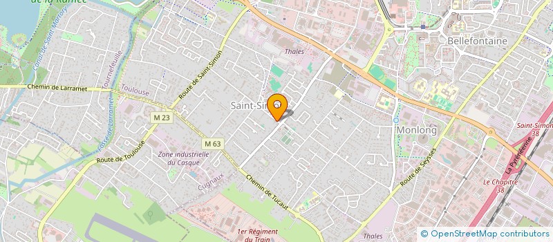 localisation de l'entreprise SCI SANTE SAINT SIMON à TOULOUSE