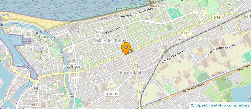 localisation de l'entreprise SCI SANTE SOMMEIL à DUNKERQUE