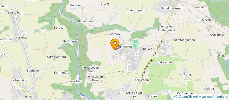 localisation de l'entreprise SCI SANTE TREMEVEN  TREMEVEN