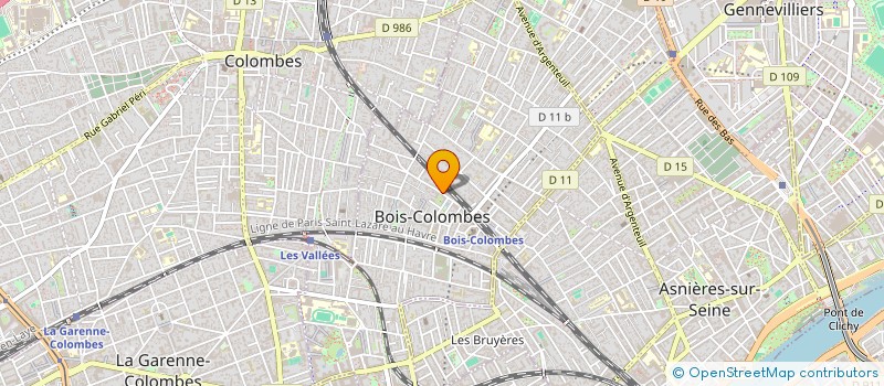 localisation de l'entreprise SCI SANTE VIOLET à BOIS-COLOMBES
