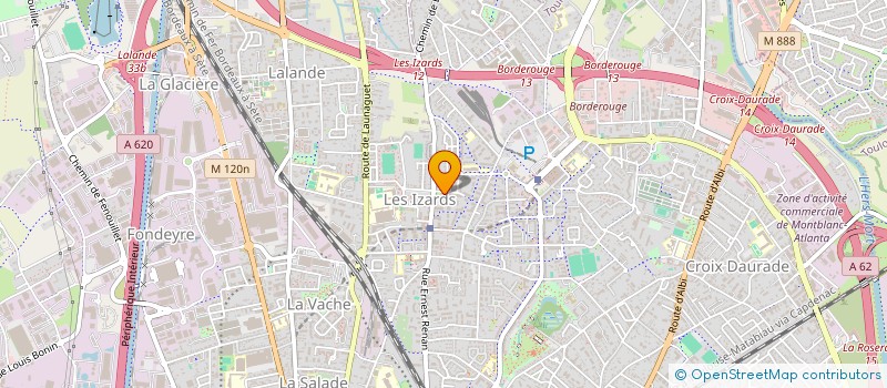 localisation de l'entreprise SCI SANTEKINE à TOULOUSE