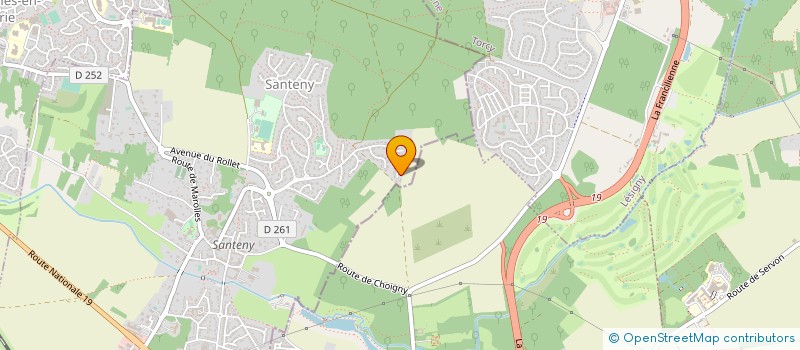 localisation de l'entreprise SCI SANTENY 51  SANTENY