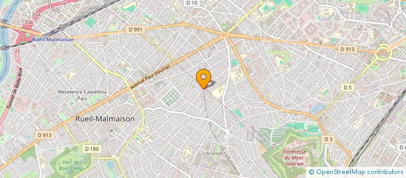 localisation de l'entreprise SCI SANTEZ GWENN à RUEIL-MALMAISON