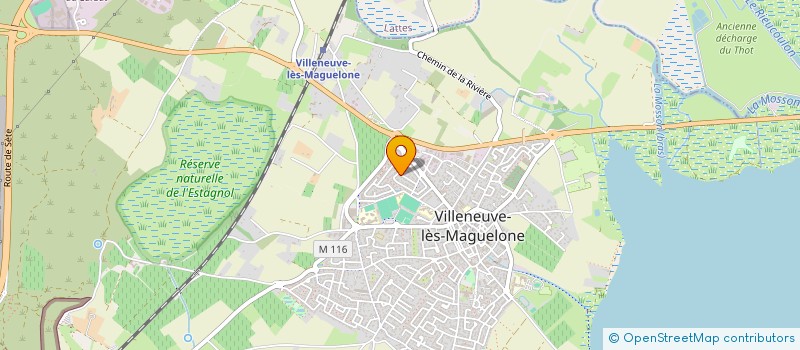 localisation de l'entreprise SCI SANTHIE  VILLENEUVE-LES-MAGUELONE