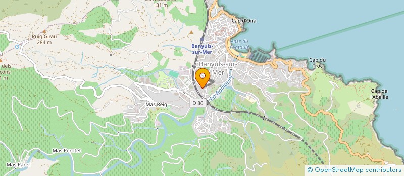 localisation de l'entreprise SCI SANTHOFLO à BANYULS-SUR-MER