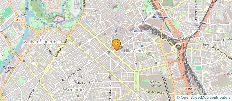 localisation de l'entreprise SCI SANTHY à LILLE