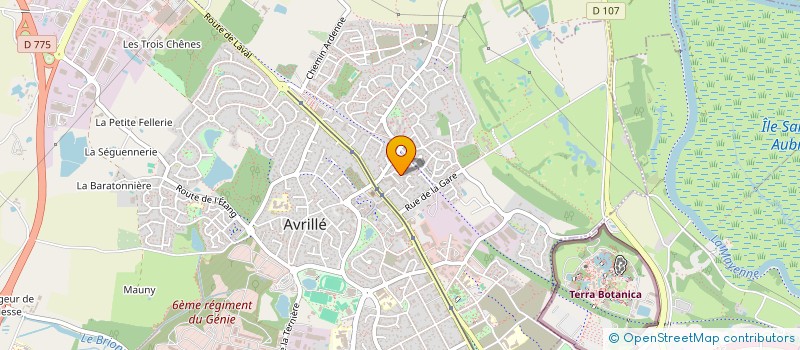 localisation de l'entreprise SCI SANTHY à AVRILLE