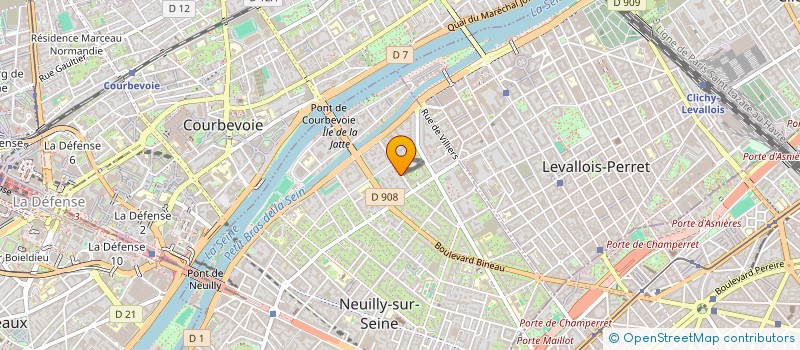 localisation de l'entreprise SCI SANTI à NEUILLY-SUR-SEINE