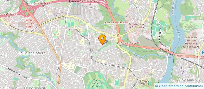 localisation de l'entreprise SCI SANTIAGO-LEVEZAC à NANTES