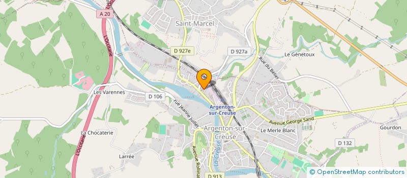 localisation de l'entreprise SCI SANTIFA à ARGENTON-SUR-CREUSE