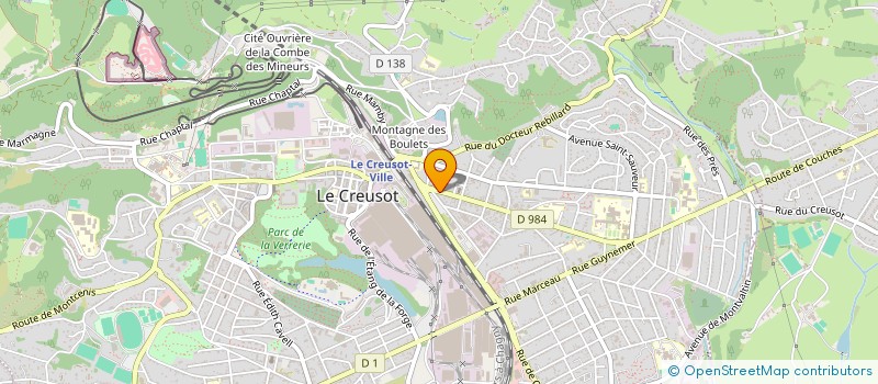 localisation de l'entreprise SCI SANTIKA ARANCK à LE CREUSOT