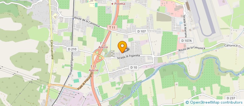 localisation de l'entreprise SCI SANTINI à BORGO