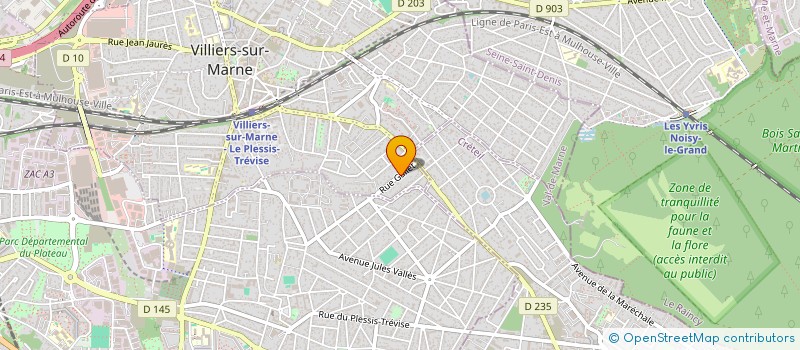 localisation de l'entreprise SCI SANTO  VILLIERS-SUR-MARNE