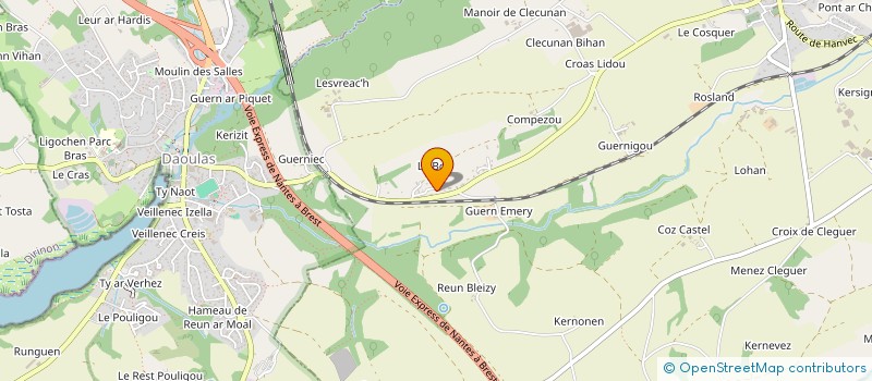 localisation de l'entreprise SCI SANTO IMMOBILIER  IRVILLAC