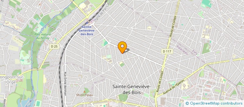 localisation de l'entreprise SCI SANTO TIRSO à SAINTE-GENEVIEVE-DES-BOIS