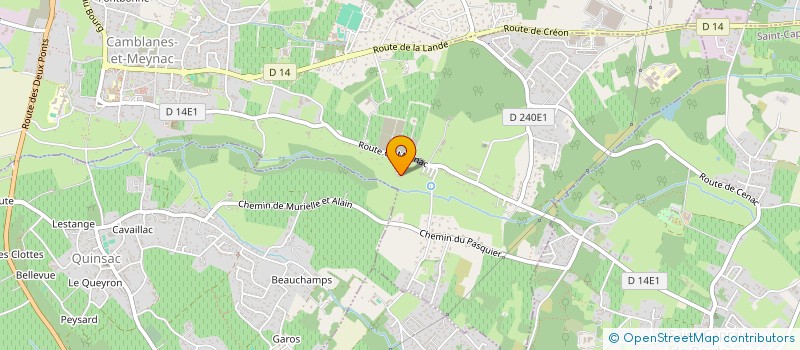 localisation de l'entreprise SCI SANTOCHA  CAMBLANES-ET-MEYNAC