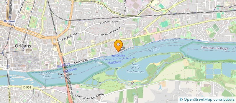 localisation de l'entreprise SCI SANTOLINE à ORLEANS
