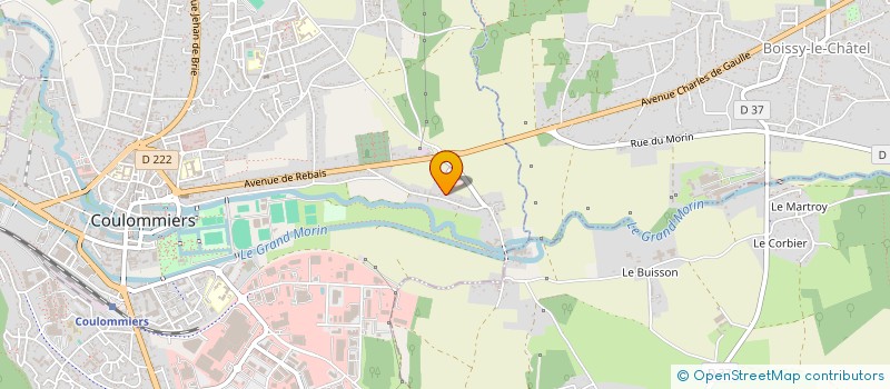 localisation de l'entreprise SCI SANTOLINE à COULOMMIERS