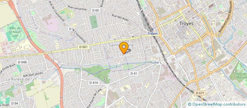 localisation de l'entreprise SCI SANTONI  SAINTE-SAVINE