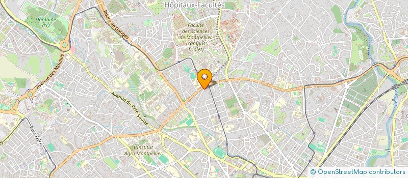 localisation de l'entreprise SCI SANTONJA DE TONNAC à MONTPELLIER