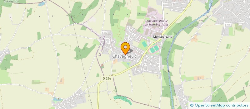 localisation de l'entreprise SCI SANTOPETRU  CHARVIEU-CHAVAGNEUX