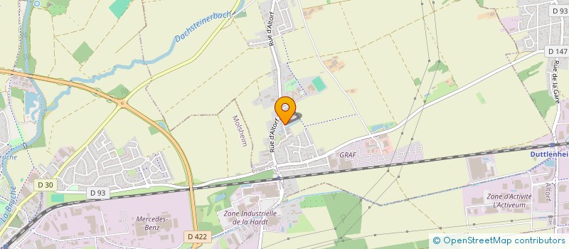 localisation de l'entreprise SCI SANTORO IMMO UNO  DUTTLENHEIM