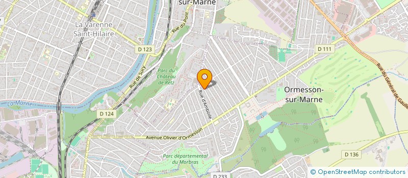 localisation de l'entreprise SCI SANTOS  ORMESSON-SUR-MARNE