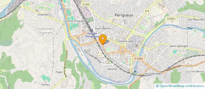 localisation de l'entreprise SCI SANTRAILLE à PERIGUEUX