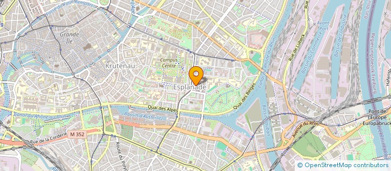 localisation de l'entreprise SCI SANY  STRASBOURG