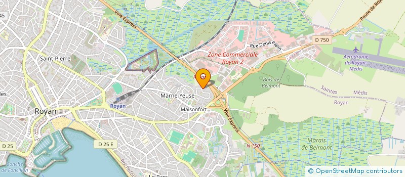 localisation de l'entreprise SCI SANY  ROYAN