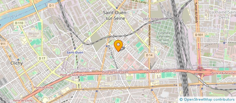 localisation de l'entreprise SCI SANY à SAINT-OUEN-SUR-SEINE
