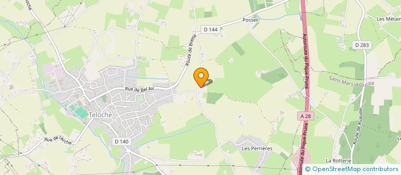 localisation de l'entreprise SCI SANYO  TELOCHE