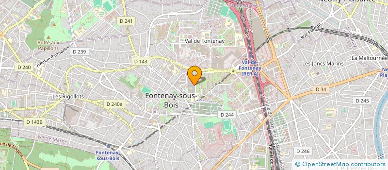 localisation de l'entreprise SCI SAO à FONTENAY-SOUS-BOIS