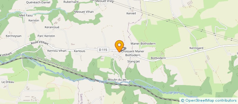 localisation de l'entreprise SCI SAO  ERGUE-GABERIC