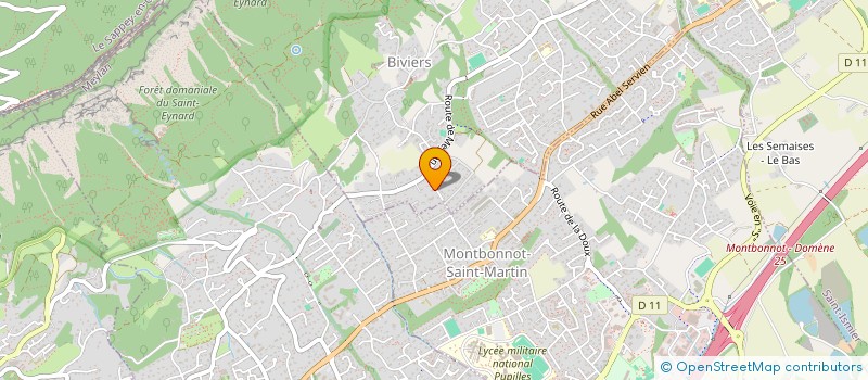 localisation de l'entreprise SCI SAO TOME  BIVIERS