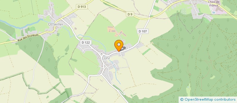 localisation de l'entreprise SCI SAOBIE  LOHR