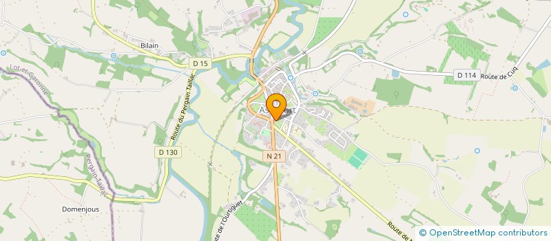 localisation de l'entreprise SCI SAOMA  ASTAFFORT