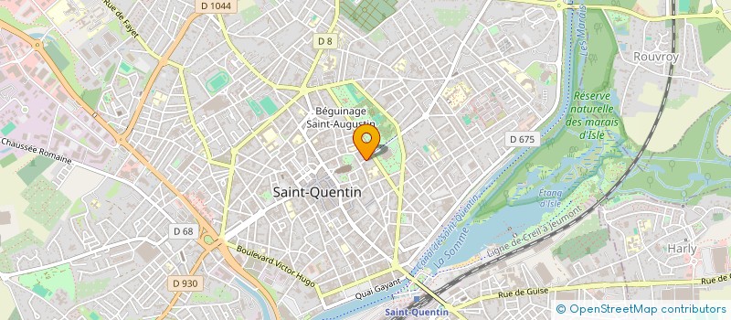 localisation de l'entreprise SCI SAONA à SAINT-QUENTIN