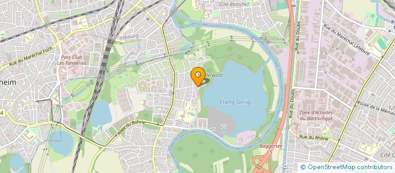 localisation de l'entreprise SCI SAONA  OSTWALD