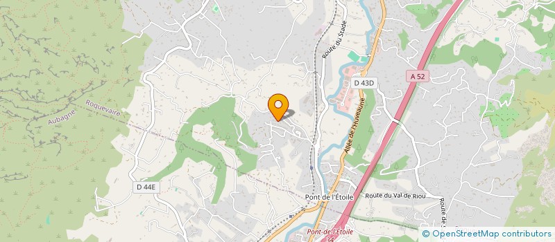 localisation de l'entreprise SCI SAONA  ROQUEVAIRE