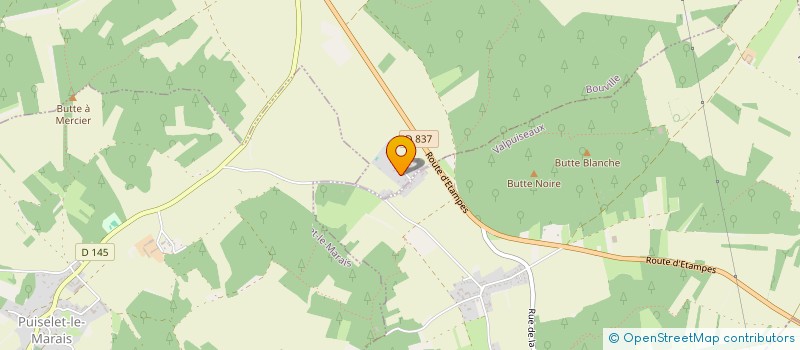 localisation de l'entreprise SCI SAONA  BOUVILLE