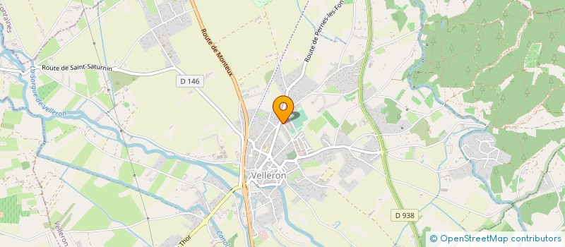 localisation de l'entreprise SCI SAONA  VELLERON