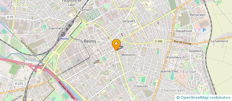 localisation de l'entreprise SCI SAOS  REIMS