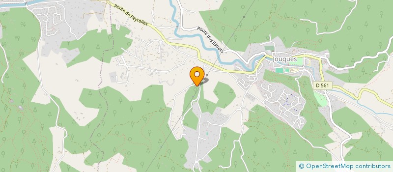 localisation de l'entreprise SCI SAOUTO LEBRE  JOUQUES