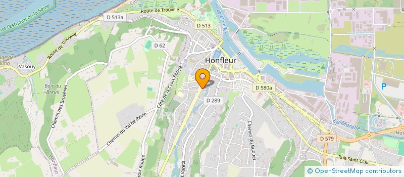 localisation de l'entreprise SCI SAP à HONFLEUR